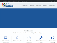 Tablet Screenshot of khacreationusa.com